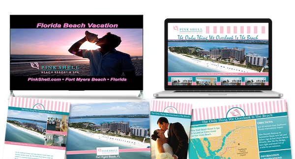 Resort Hotel Advertising Agency Creative – Pink Shell Beach Resort