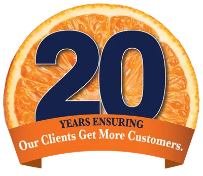 Quenzel Marketing Agency 20th Anniversary Graphic