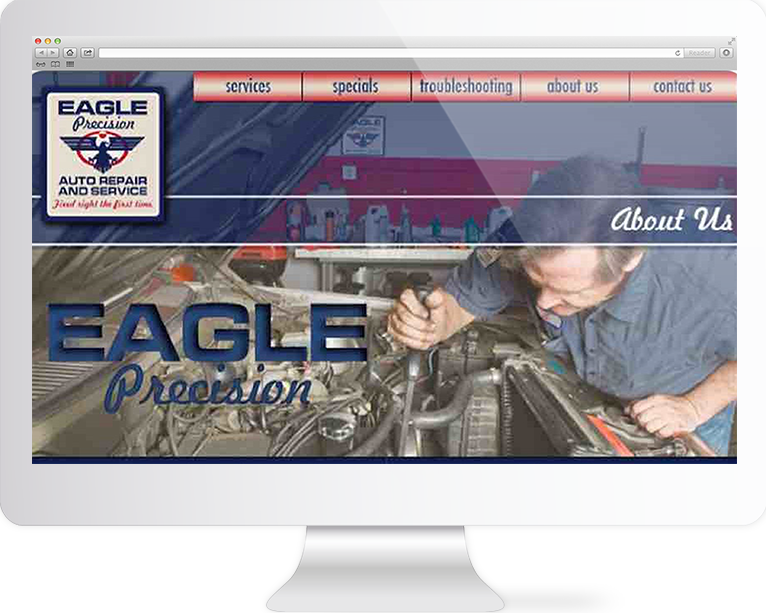 Eagle Precision | Web Design Agency Hero | Quenzel Marketing Agency, Fort Myers, FL