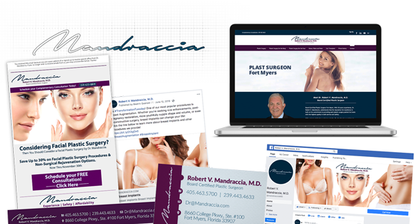 Healthcare Brand Creative | Dr. Mandraccia | Quenzel Branding Agency Fort Myers