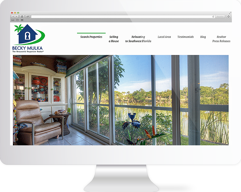 Realtor Website Design Agency Creative | Belky Mulka | Quenzel Marketing Agency | Fort Myers, Florida