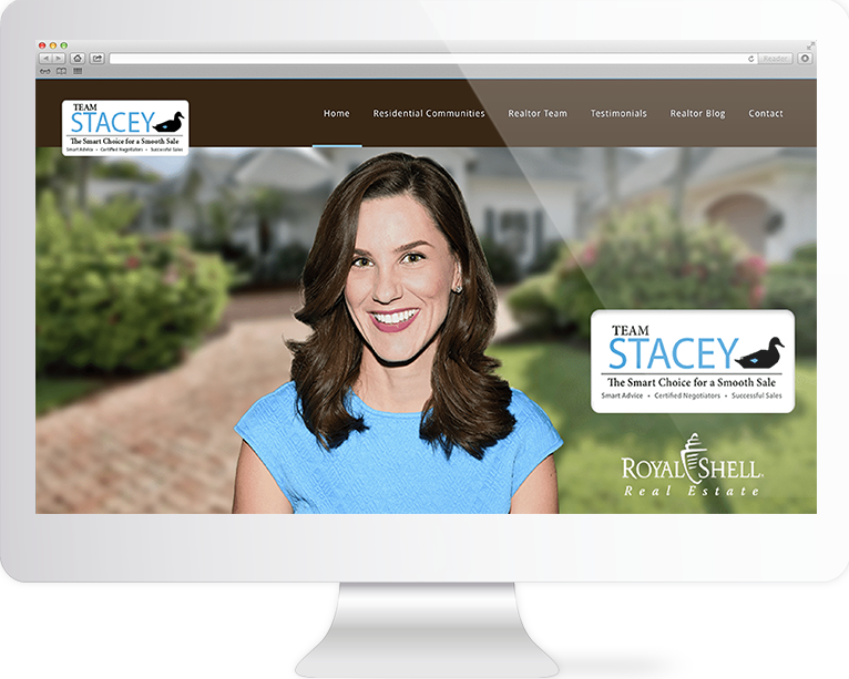 Realtor Website Design Agency Creative | Team Stacey | Quenzel Marketing Agency | Fort Myers, Florida