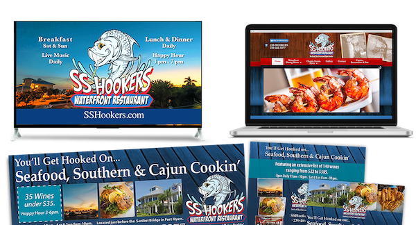 Seafood Restaurant Marketing Agency, Fort Myers, Florida - SS Hookers Creative