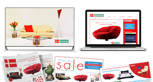 Retail Advertising Agency Creative | Denmark Furniture Store
